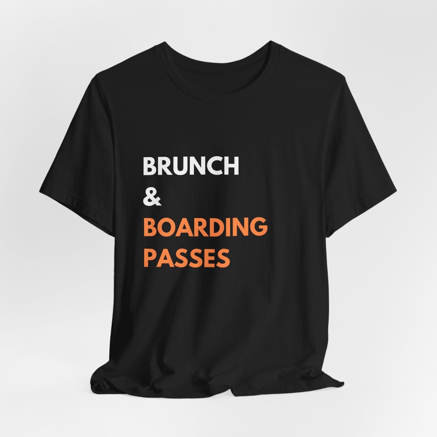 Brunch & Boarding Passes Unisex Short Sleeve Tee