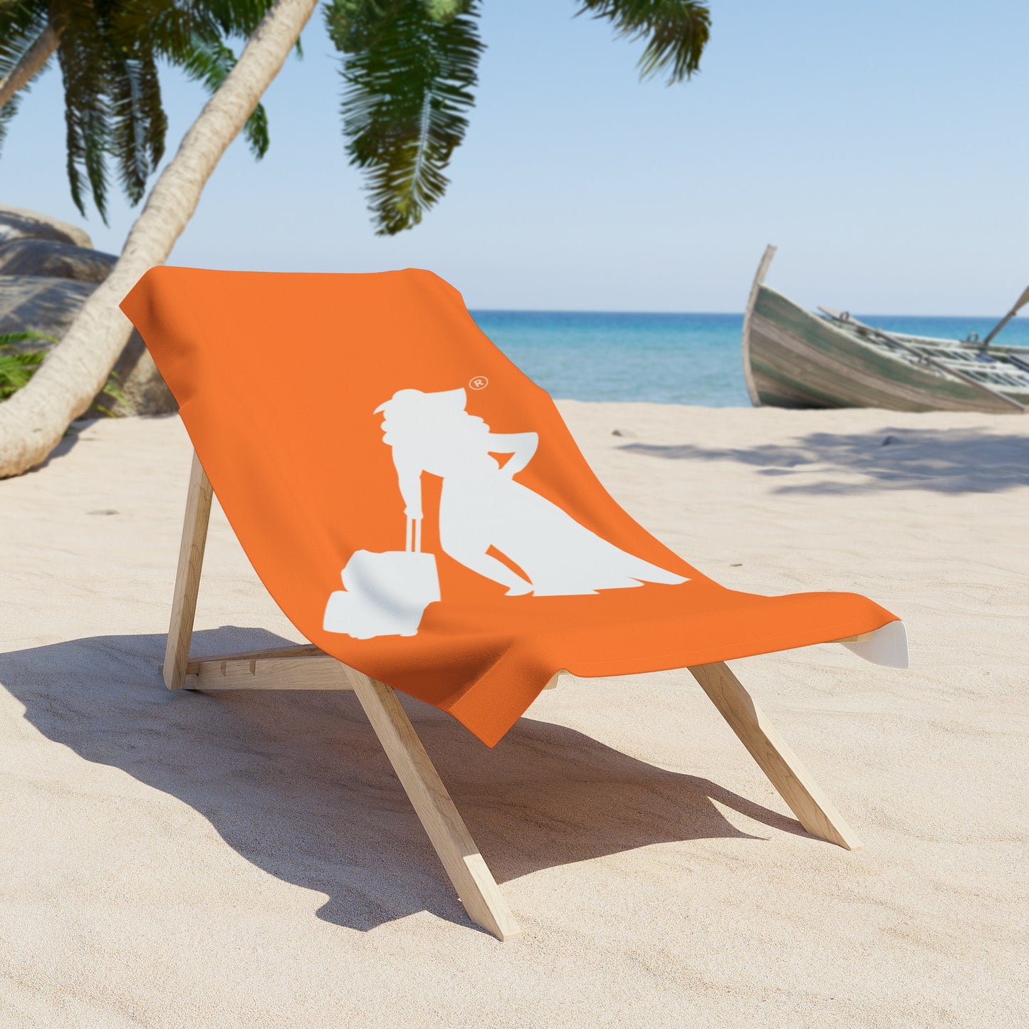 Orange PMT Luxury Beach Towel