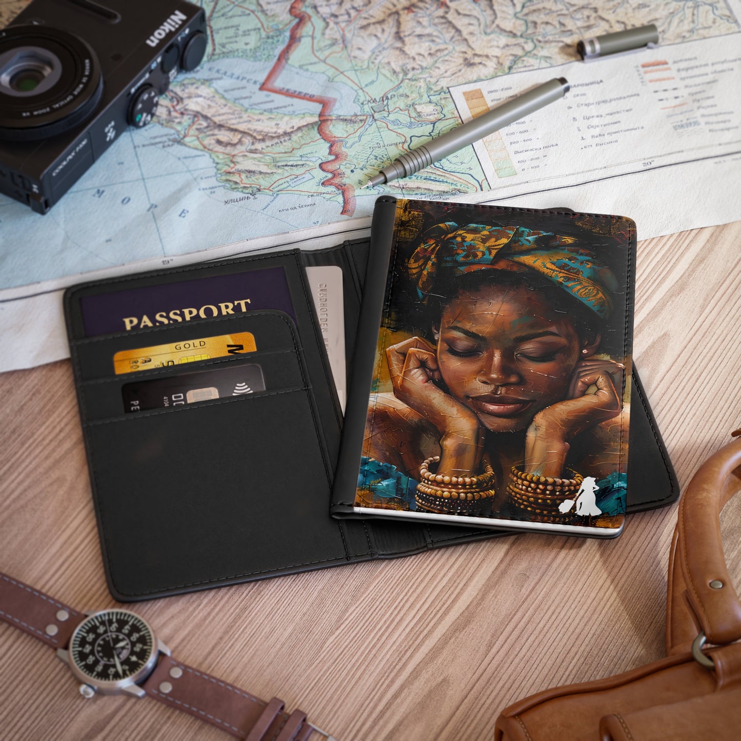 Inspirational Female Passport Cover