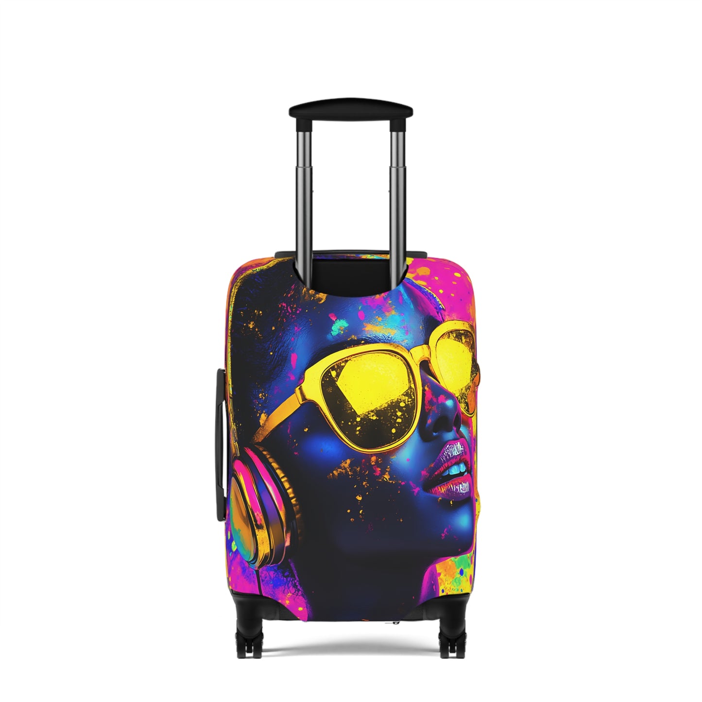 Colorful Music Vibes Luggage Cover
