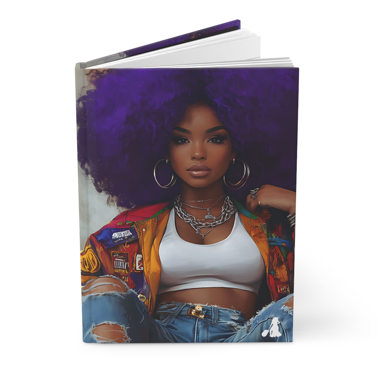 Vibrant Afro-Inspired Hardcover Journal