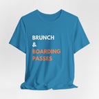 Brunch & Boarding Passes T-Shirt