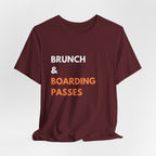 Brunch & Boarding Passes T-Shirt