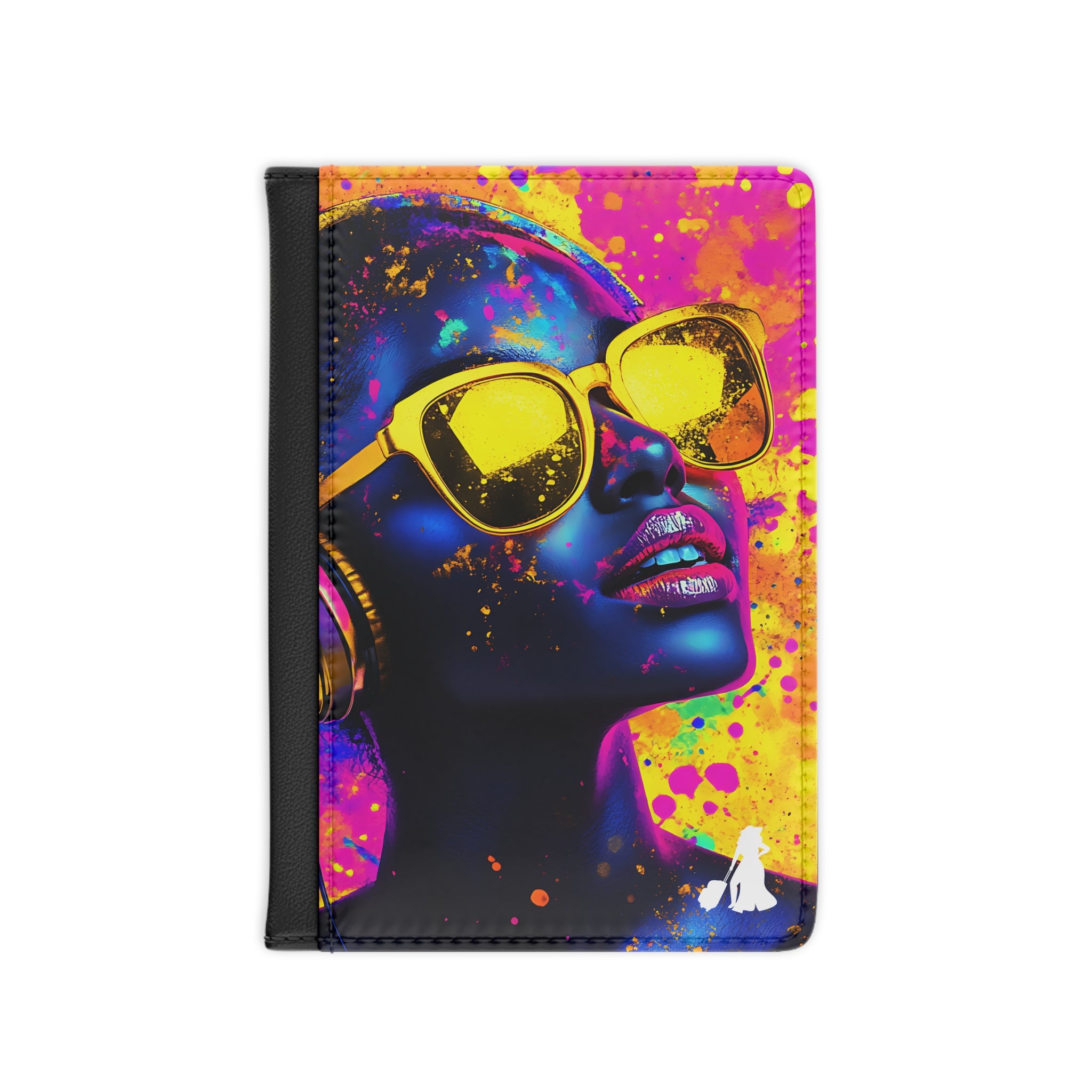 Colorful Music Vibes Passport Cover