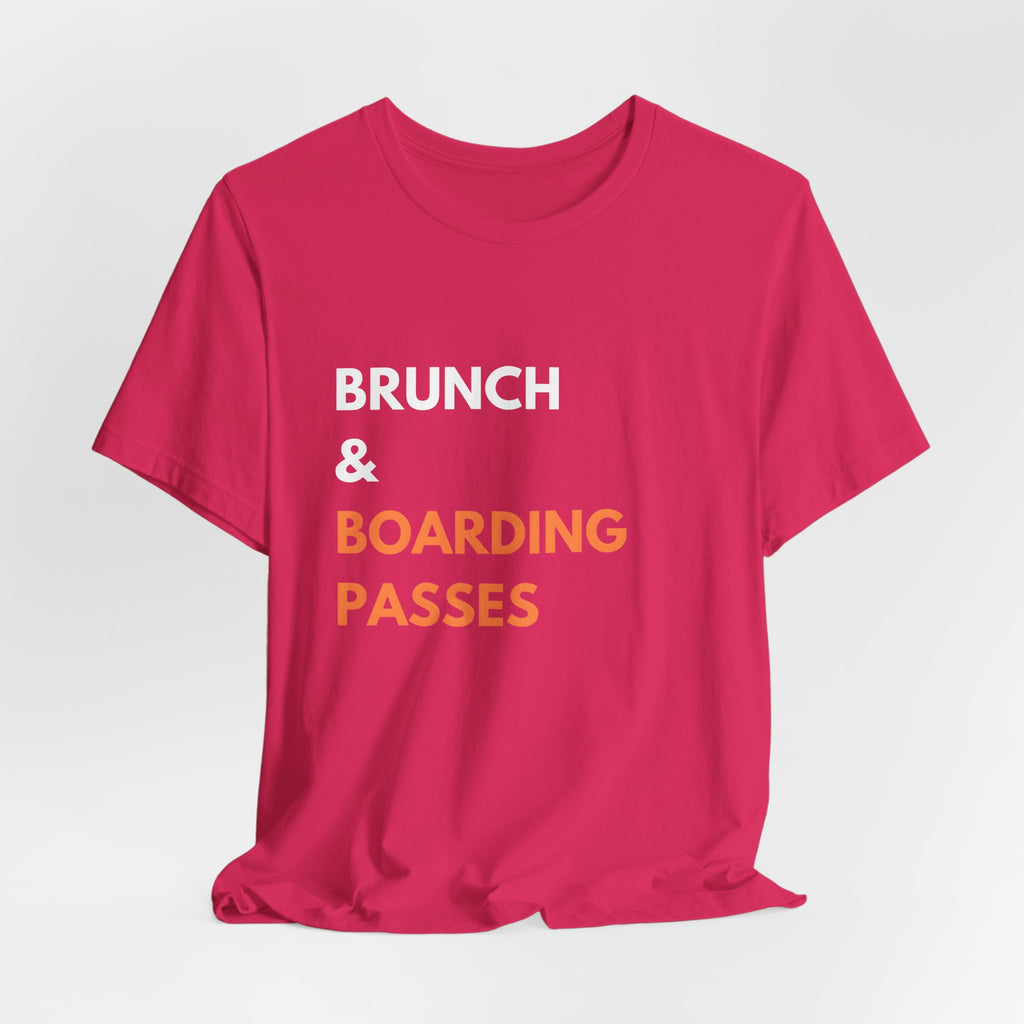 Brunch & Boarding Passes T-Shirt