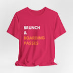 Brunch & Boarding Passes T-Shirt