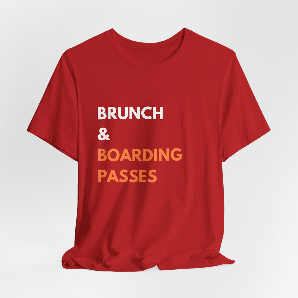 Brunch & Boarding Passes T-Shirt
