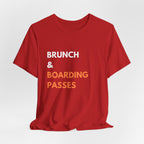 Brunch & Boarding Passes T-Shirt