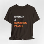 Brunch & Boarding Passes T-Shirt