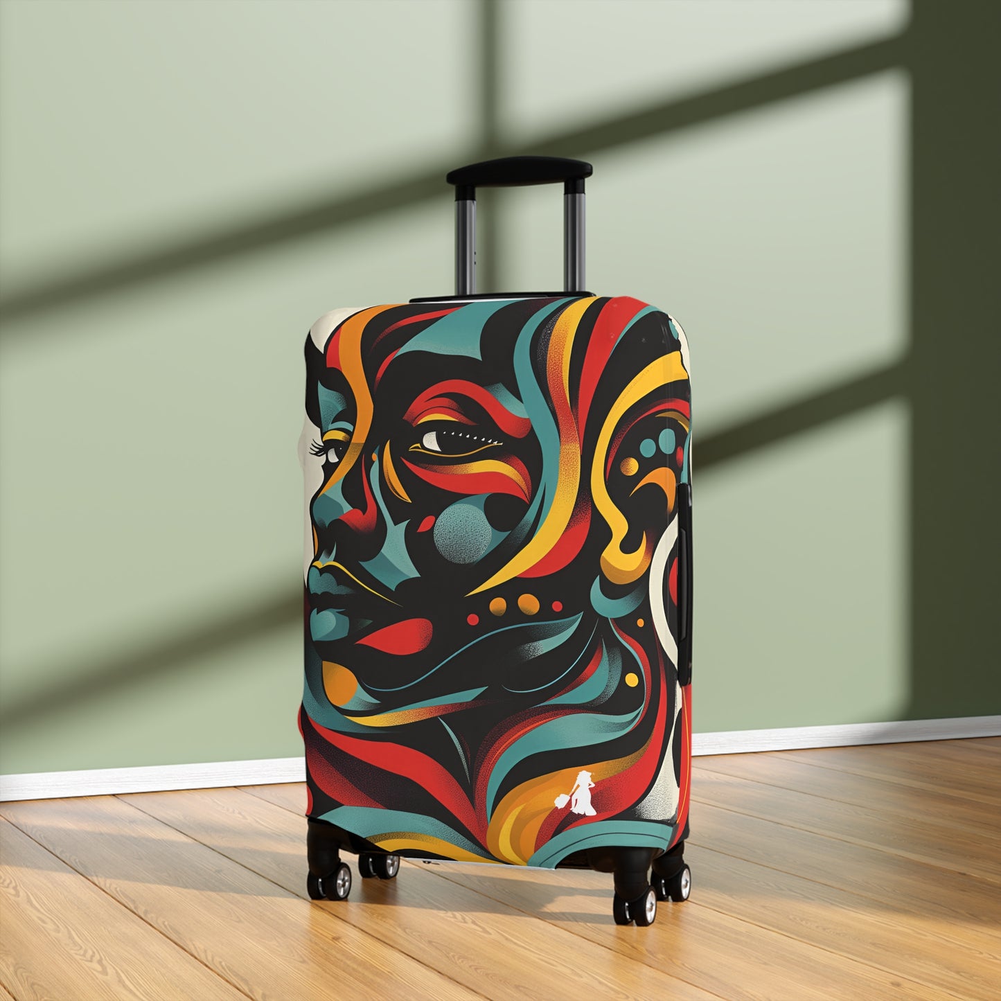 Caribbean Queen Luggage Cover