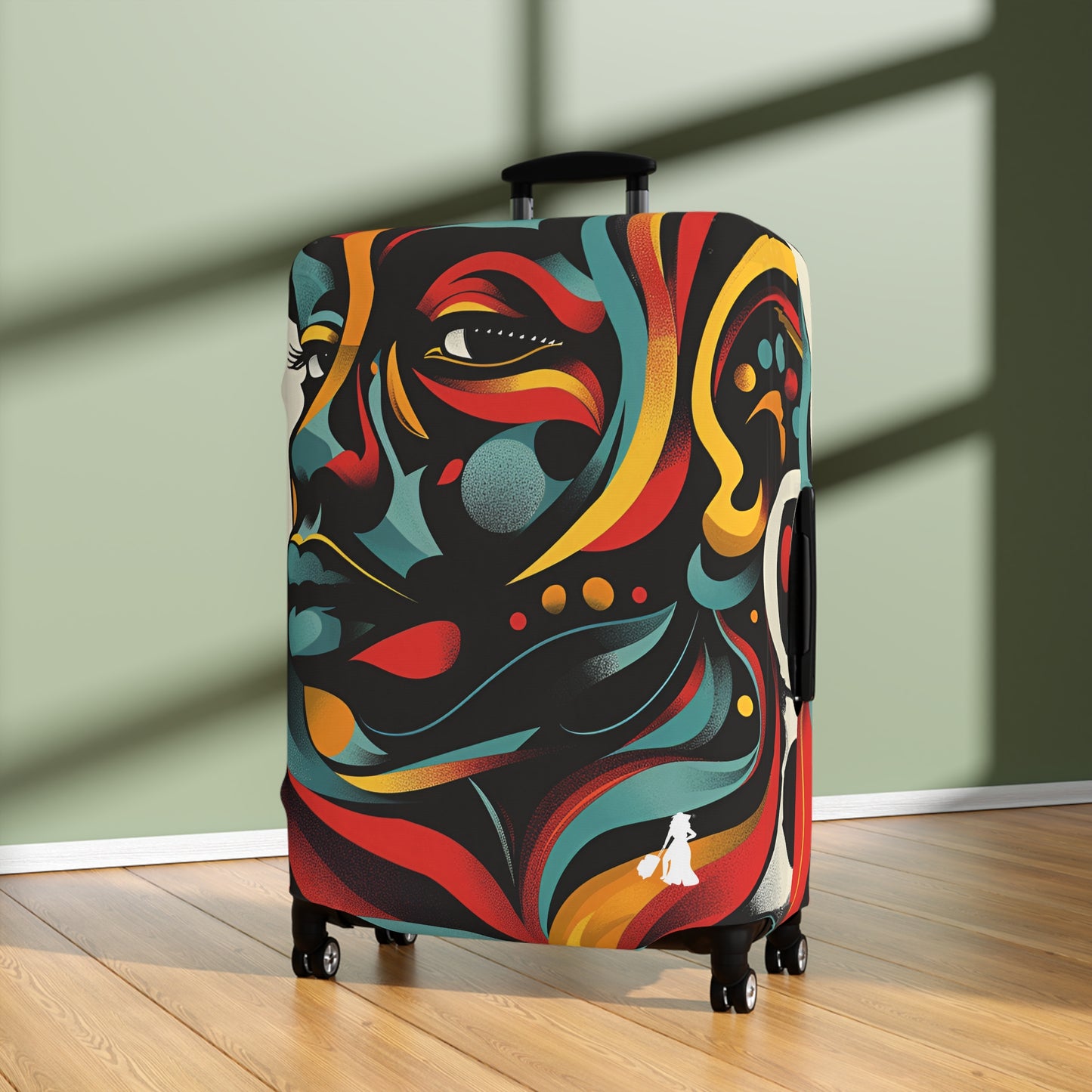 Caribbean Queen Luggage Cover