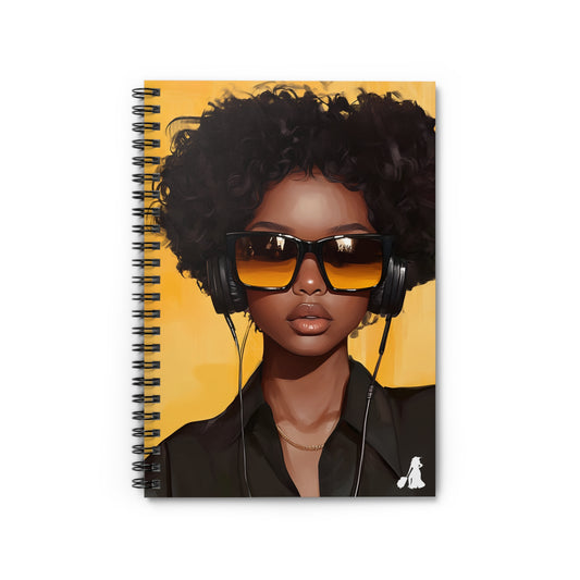 Vibrant Afrocentric Spiral Notebook