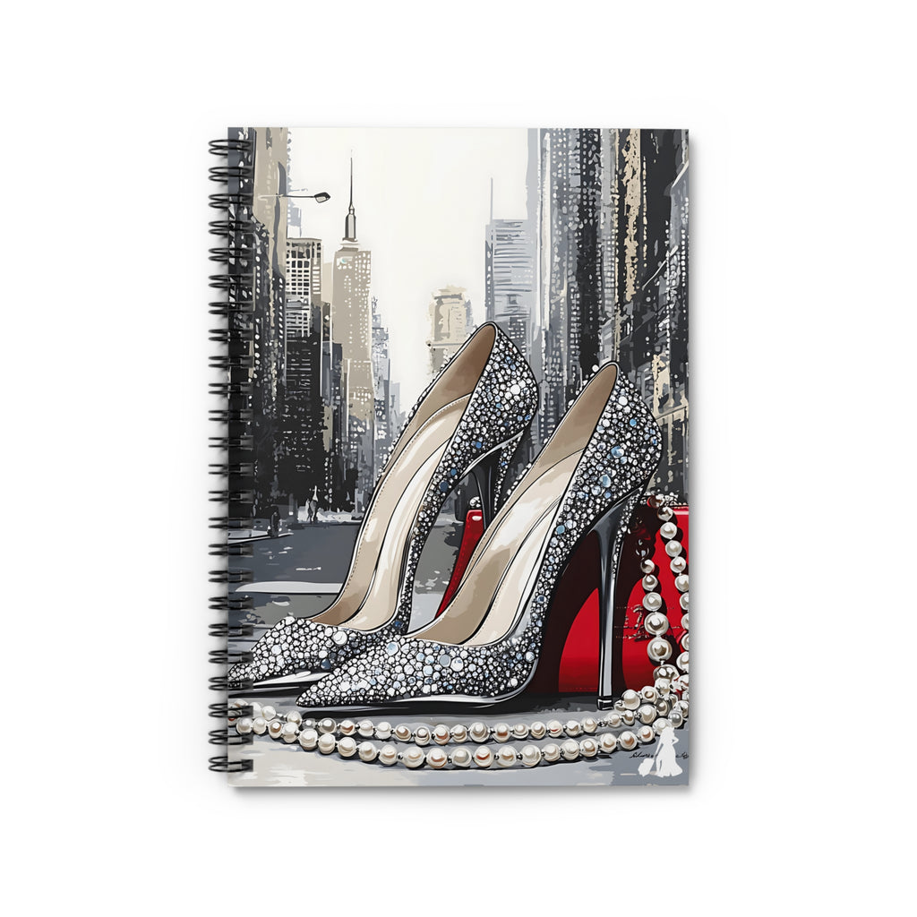 Chic High Heel Spiral Notebook