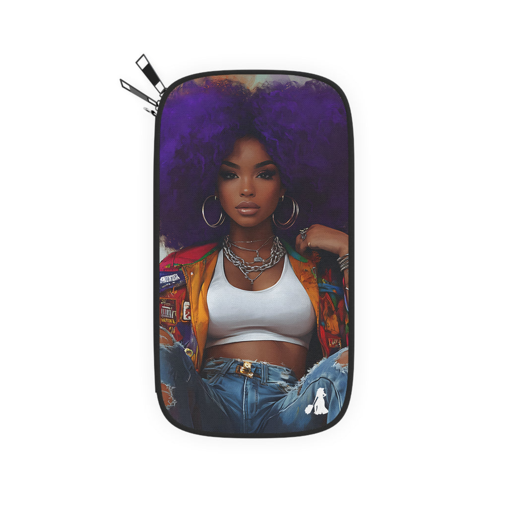 Vibrant Afro-Inspired Passport Wallet
