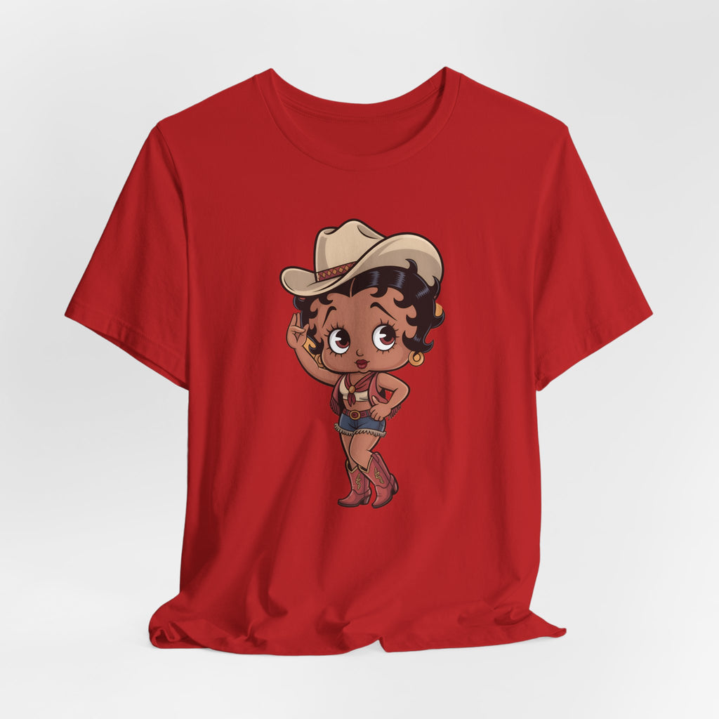 Cowgirl Betty Boop Retro Western T-Shirt
