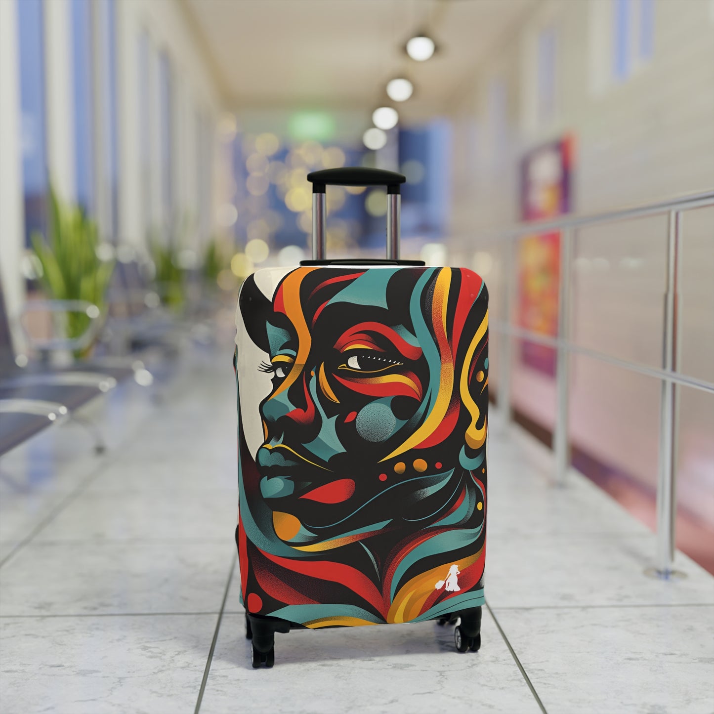 Caribbean Queen Luggage Cover