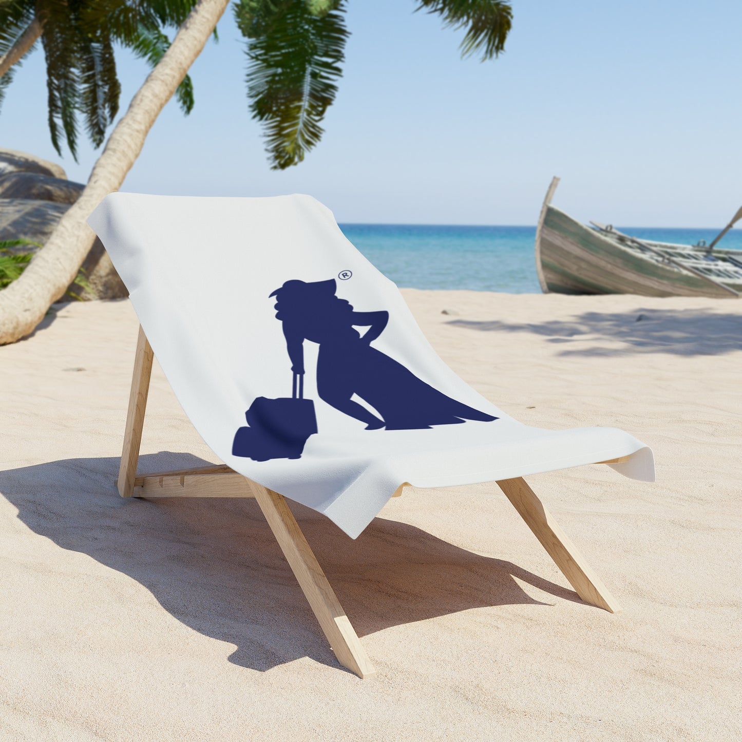 PMT Chic Blue Beach Towel