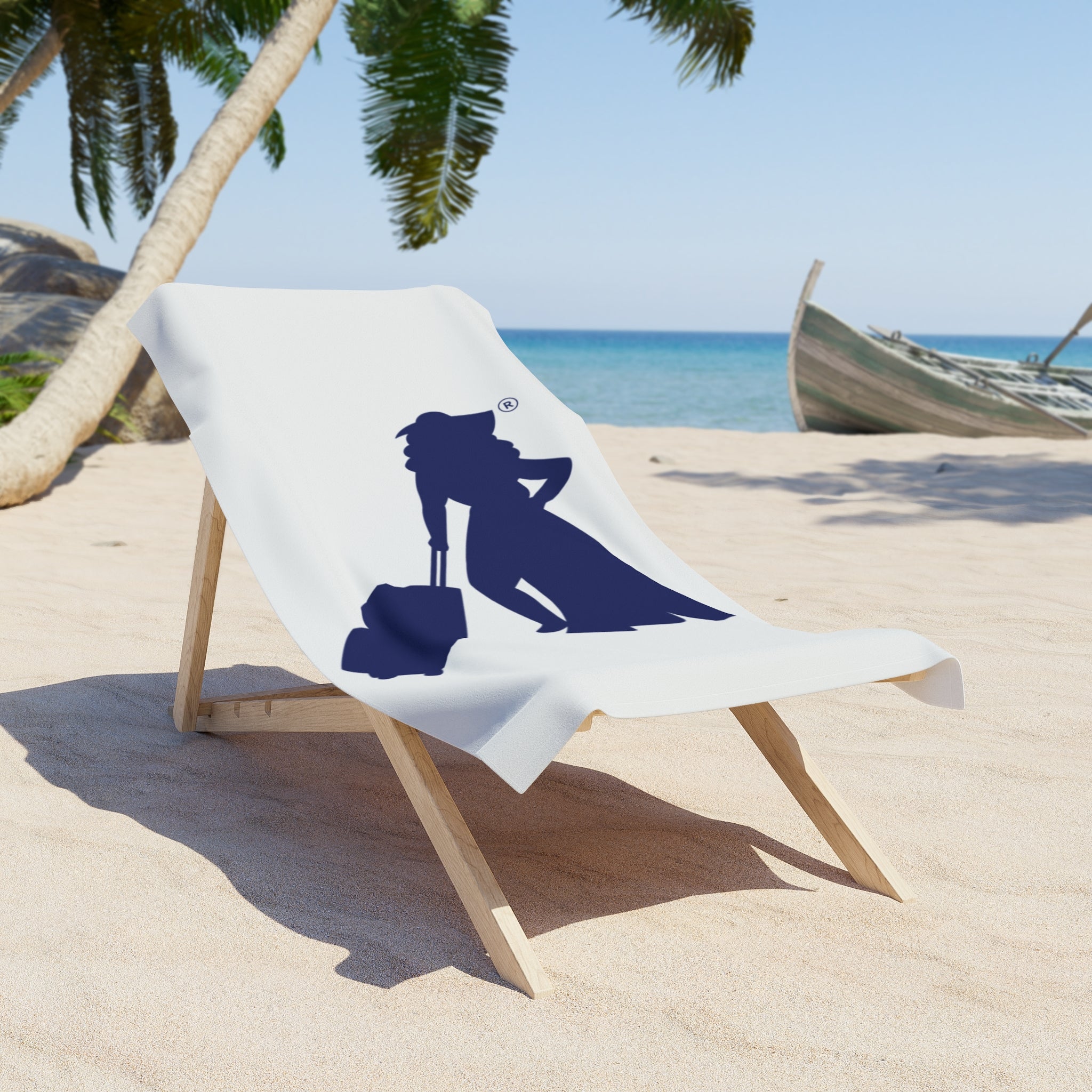 PMT Chic Blue Beach Towel