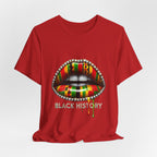 Black History Kente Lips T-Shirt