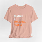 Brunch & Boarding Passes T-Shirt