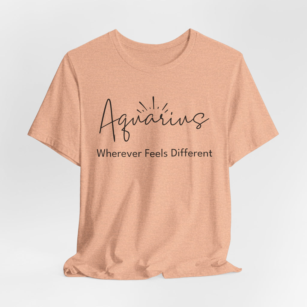 Aquarius Zodiac Travel T-Shirt