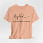Aquarius Zodiac Travel T-Shirt
