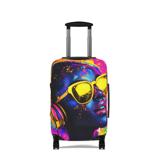 Colorful Music Vibes Luggage Cover
