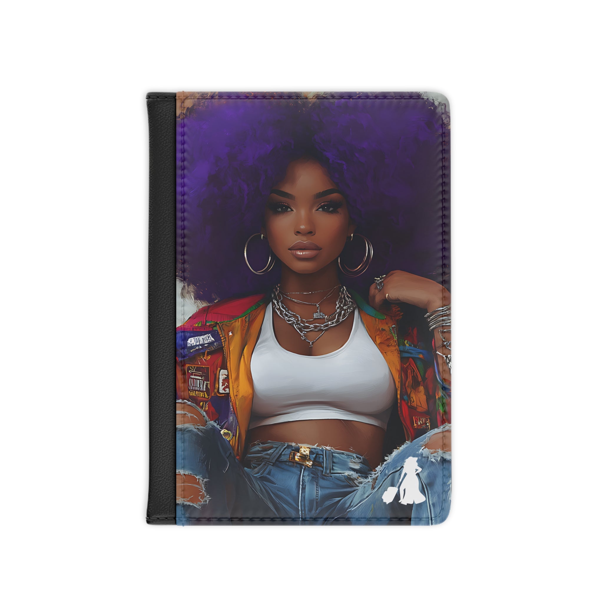 Vibrant Afro-Inspired Passport Cover