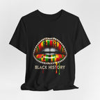 Black History Kente Lips T-Shirt