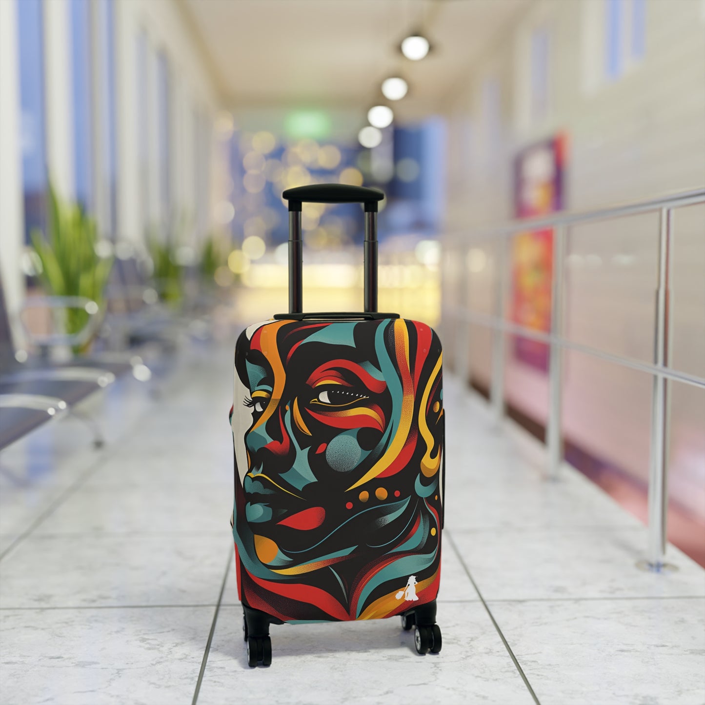 Caribbean Queen Luggage Cover