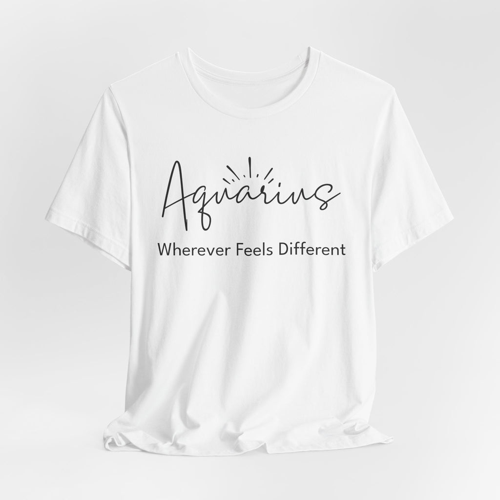 Aquarius Zodiac Travel T-Shirt