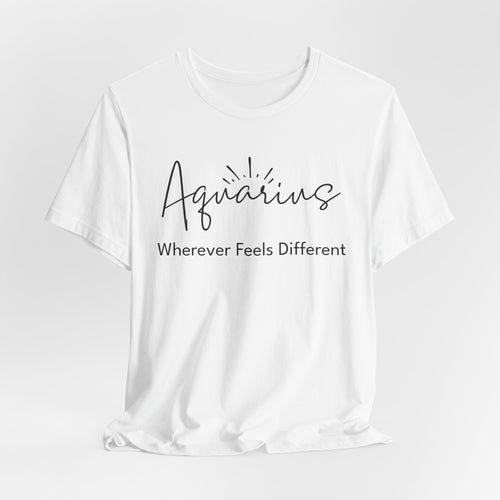 Aquarius Zodiac Travel T-Shirt