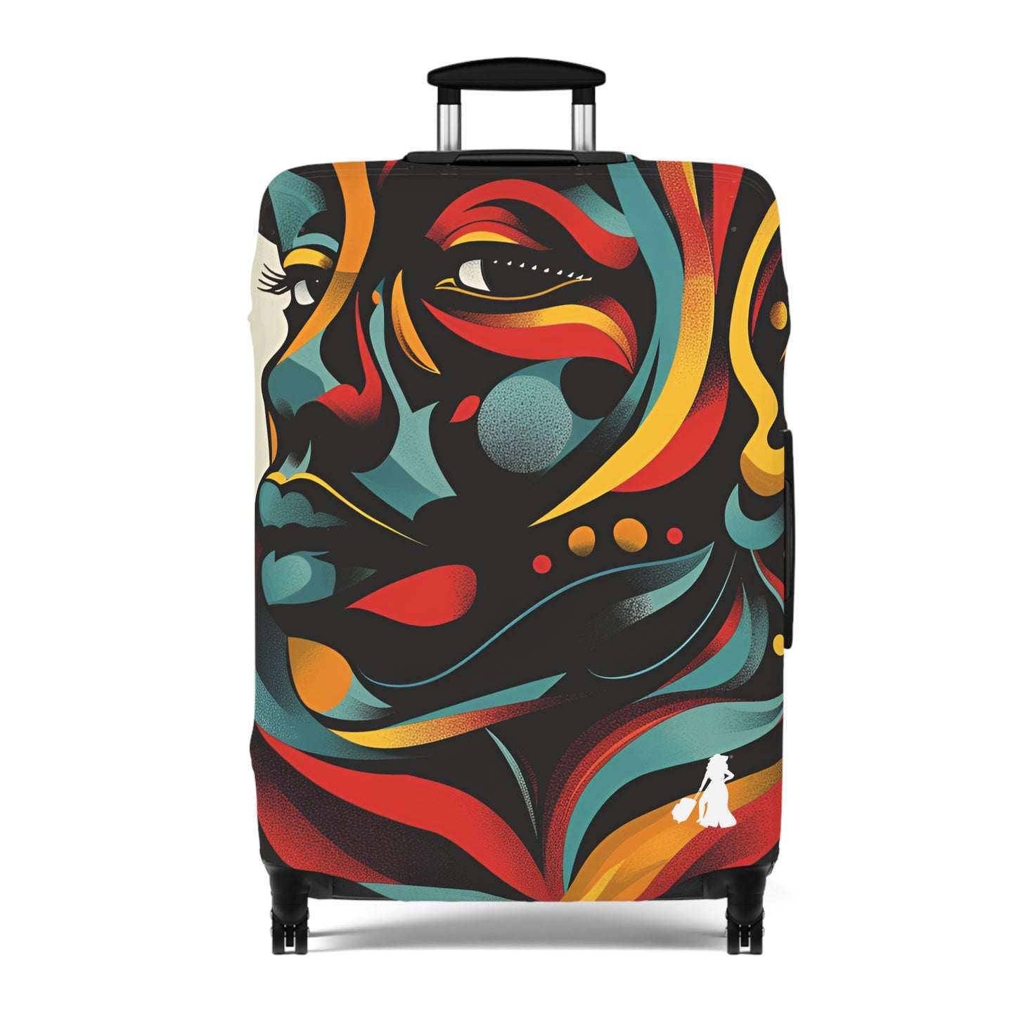 Caribbean Queen Luggage Cover