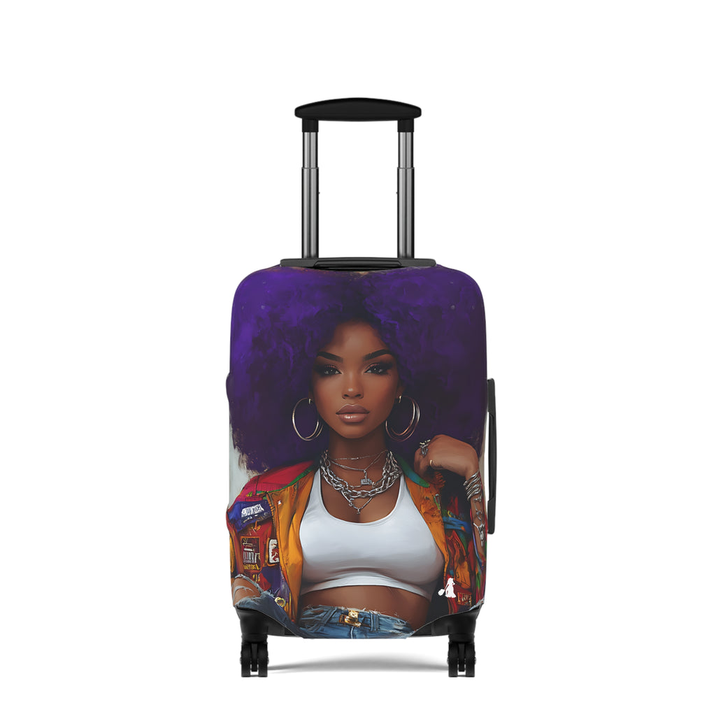Vibrant Afro-Inspired Luggage Cover