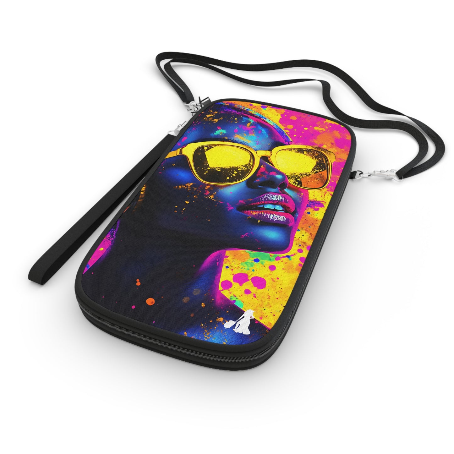 Colorful Music Vibes Passport Wallet