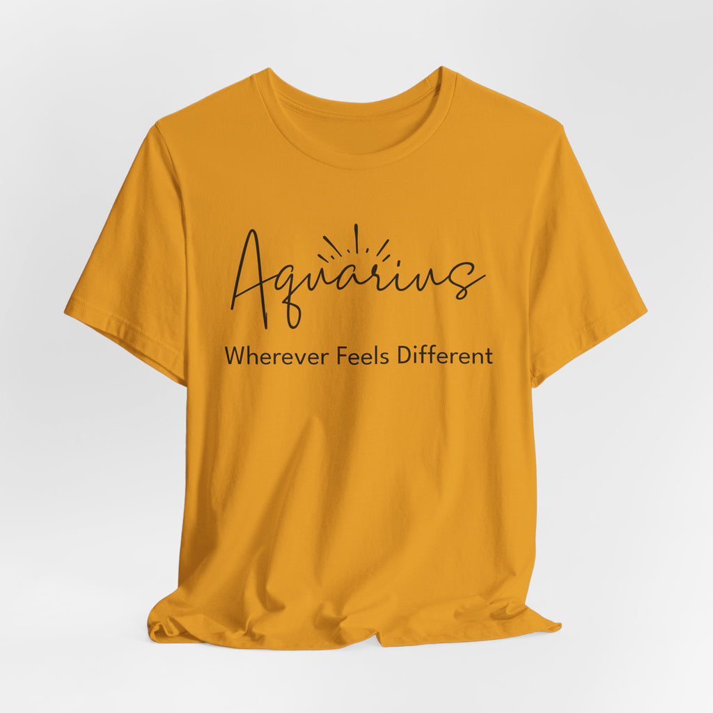 Aquarius Zodiac Travel T-Shirt