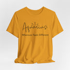 Aquarius Zodiac Travel T-Shirt
