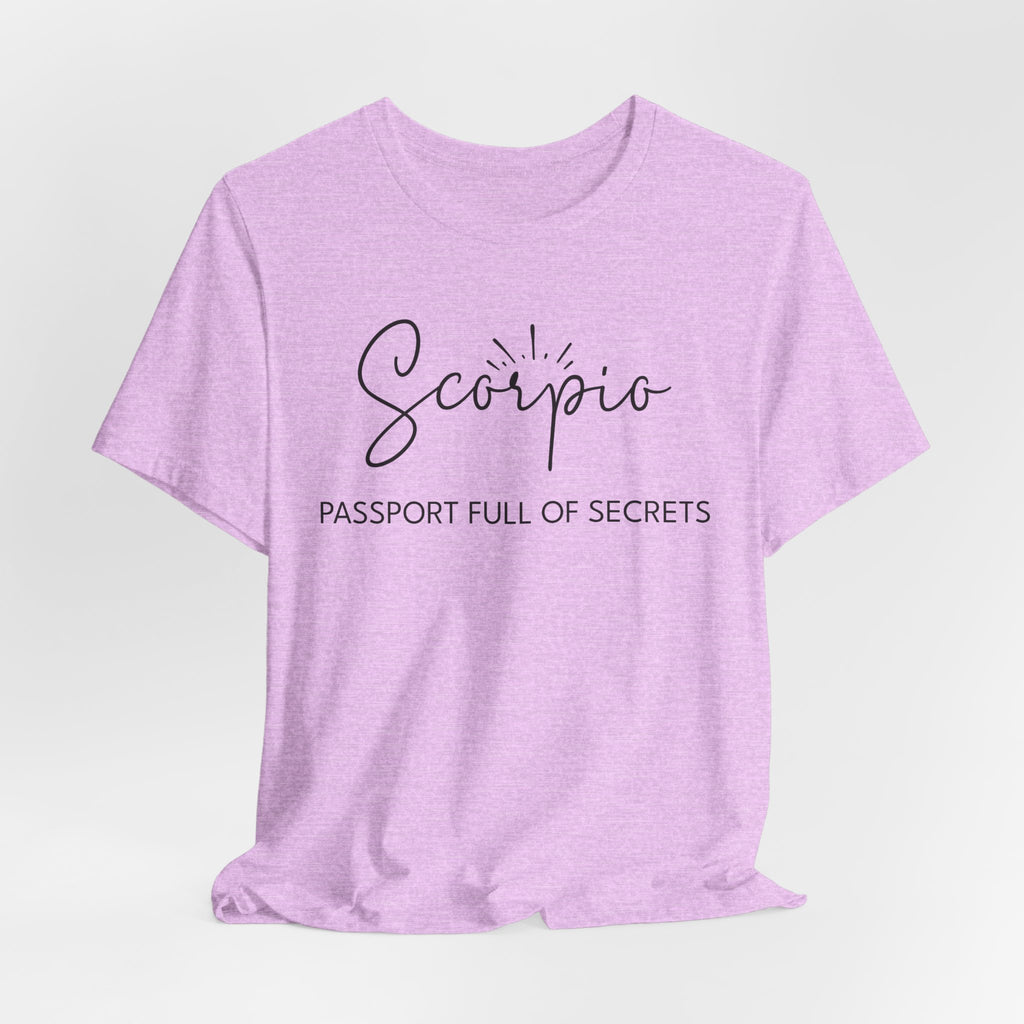 Scorpio Zodiac Travel T-Shirt