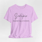 Scorpio Zodiac Travel T-Shirt