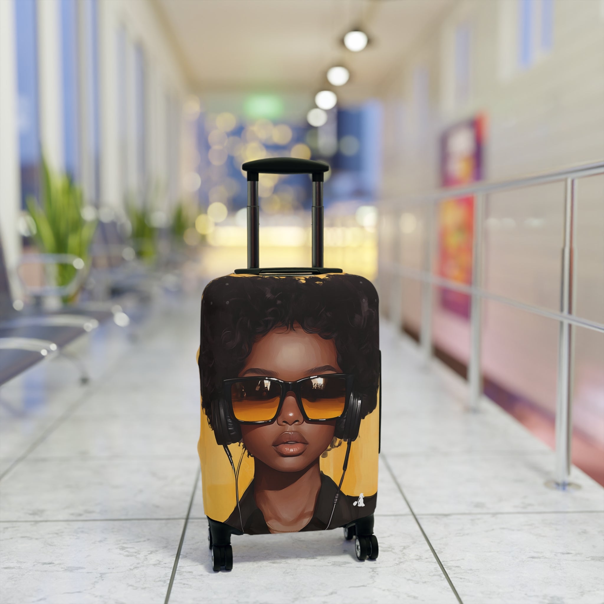 Vibrant Afrocentric Luggage Cover