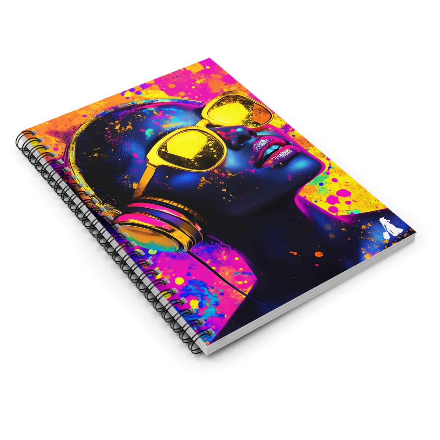 Colorful Music Vibes Spiral Notebook
