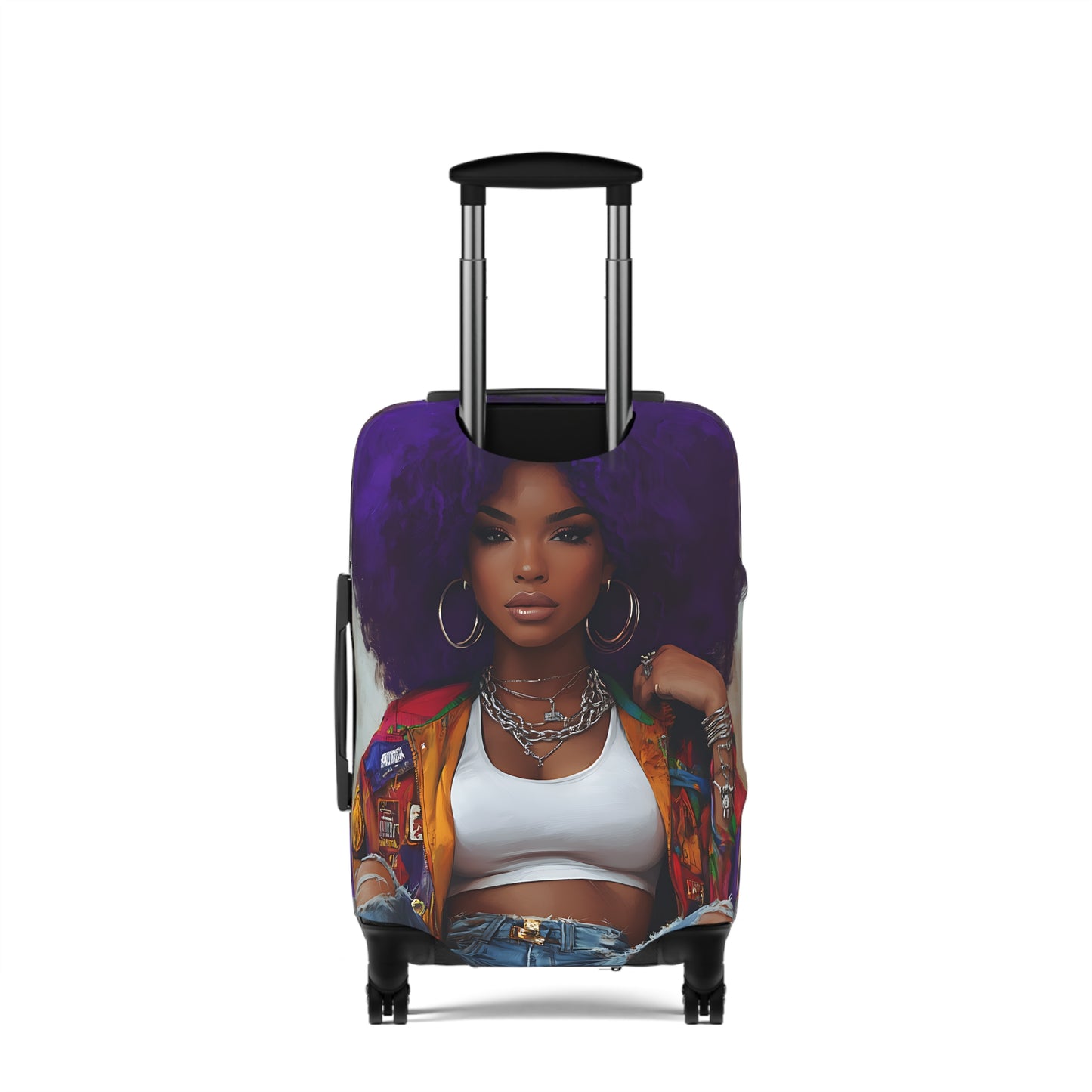 Vibrant Afro-Inspired Luggage Cover