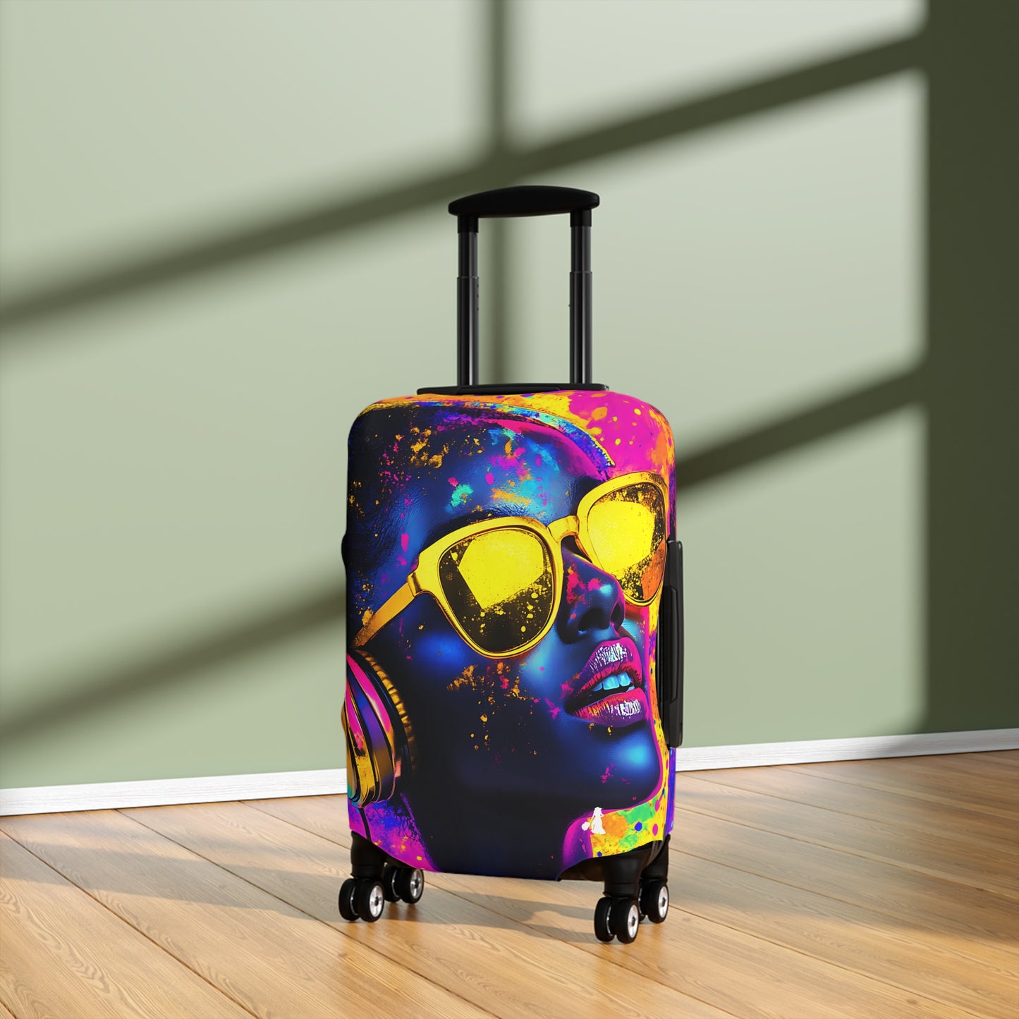Colorful Music Vibes Luggage Cover