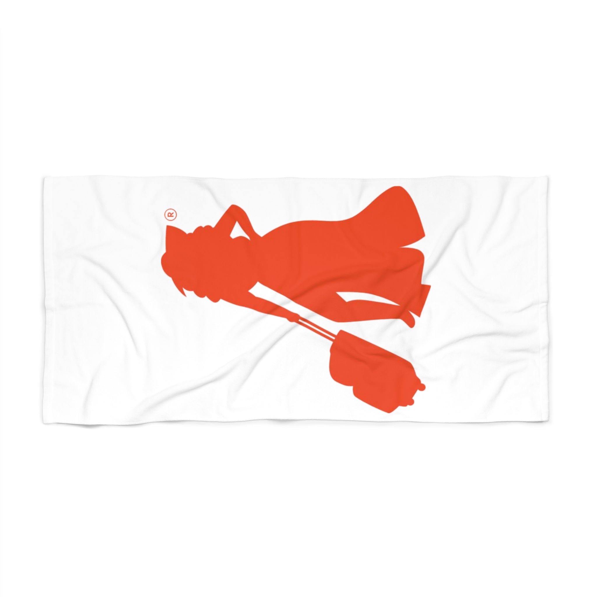 PMT Chic Orange Stylish Beach Towel