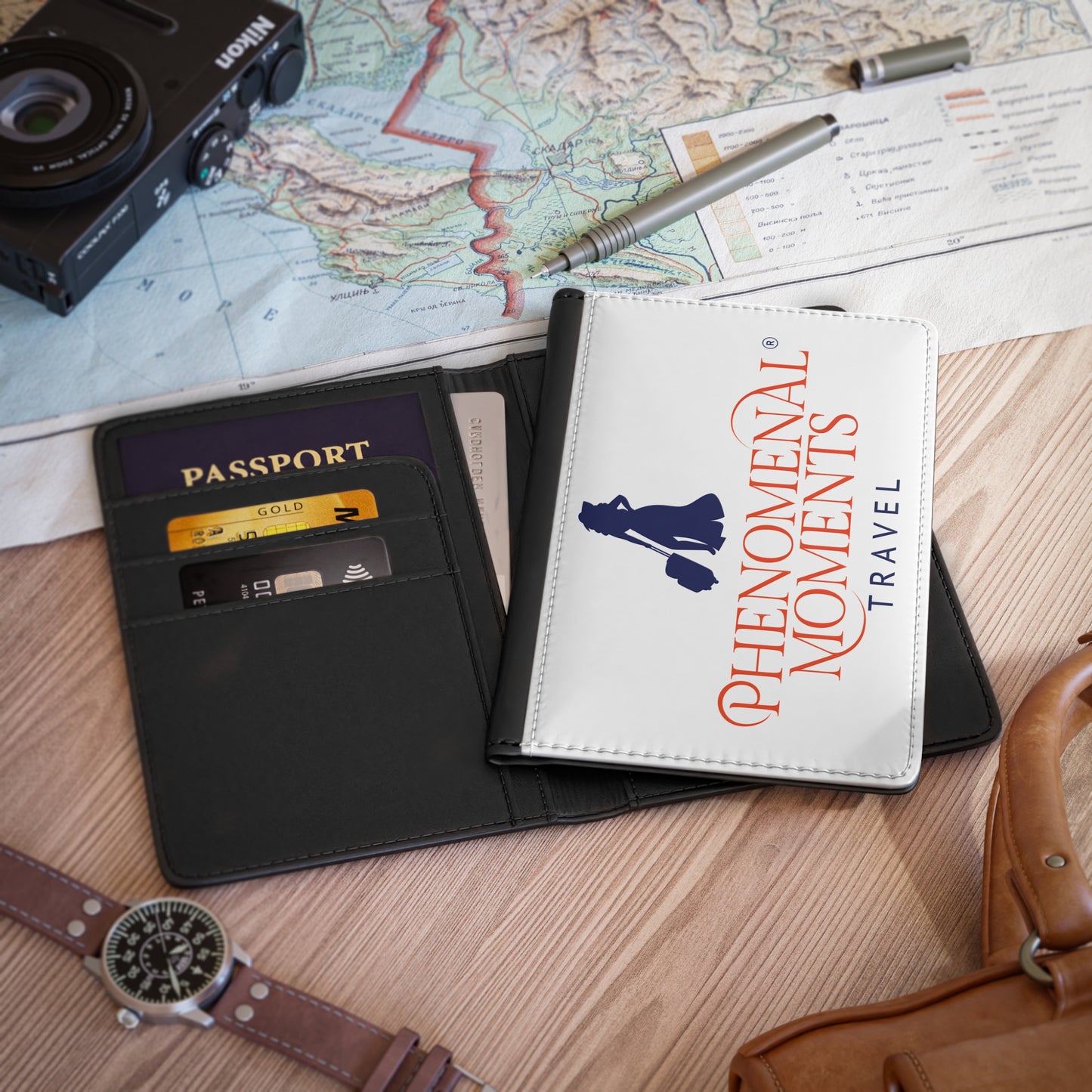 Phenomenal Moments Travel Passport Cover - Stylish Travel Accessory for Jetsetters