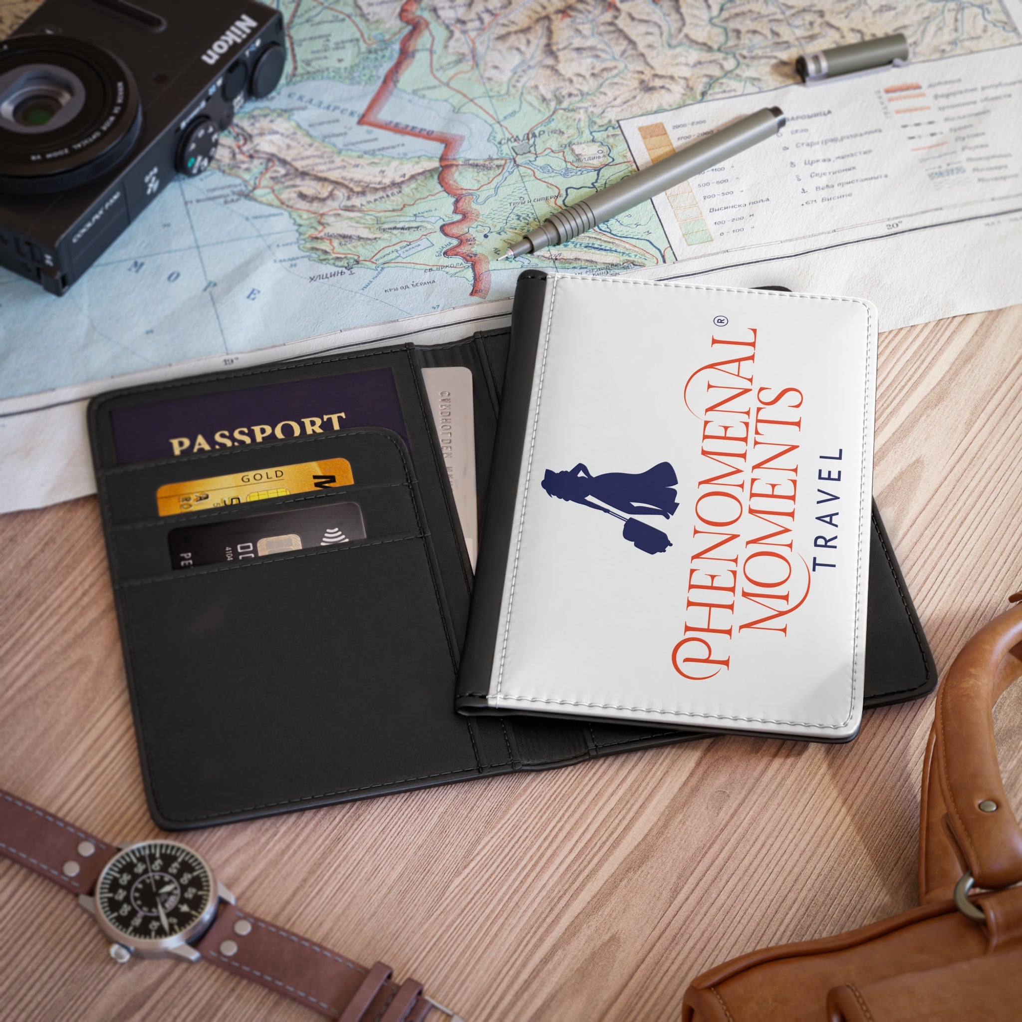 Phenomenal Moments Travel Passport Cover - Stylish Travel Accessory for Jetsetters