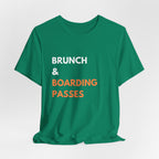 Brunch & Boarding Passes T-Shirt