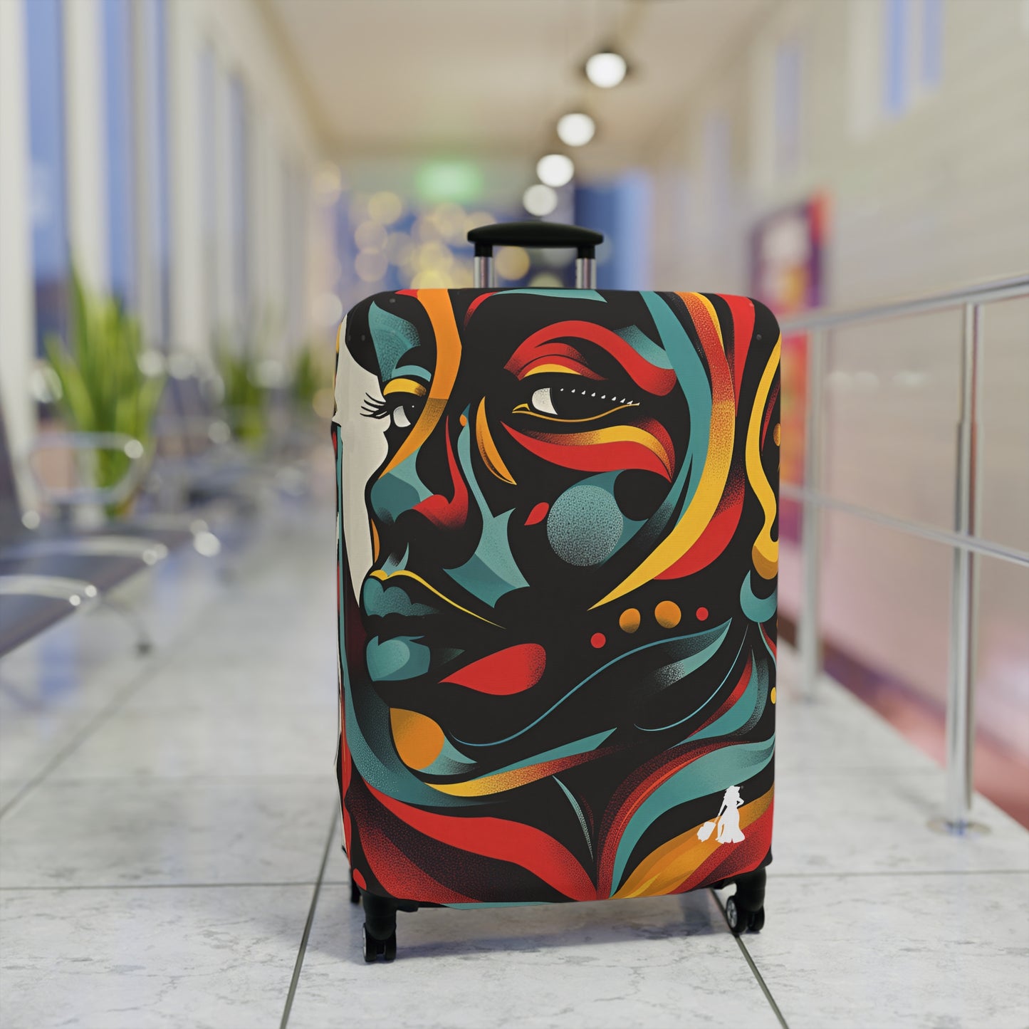 Caribbean Queen Luggage Cover