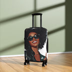Stylish Afro Queen Luggage Cover